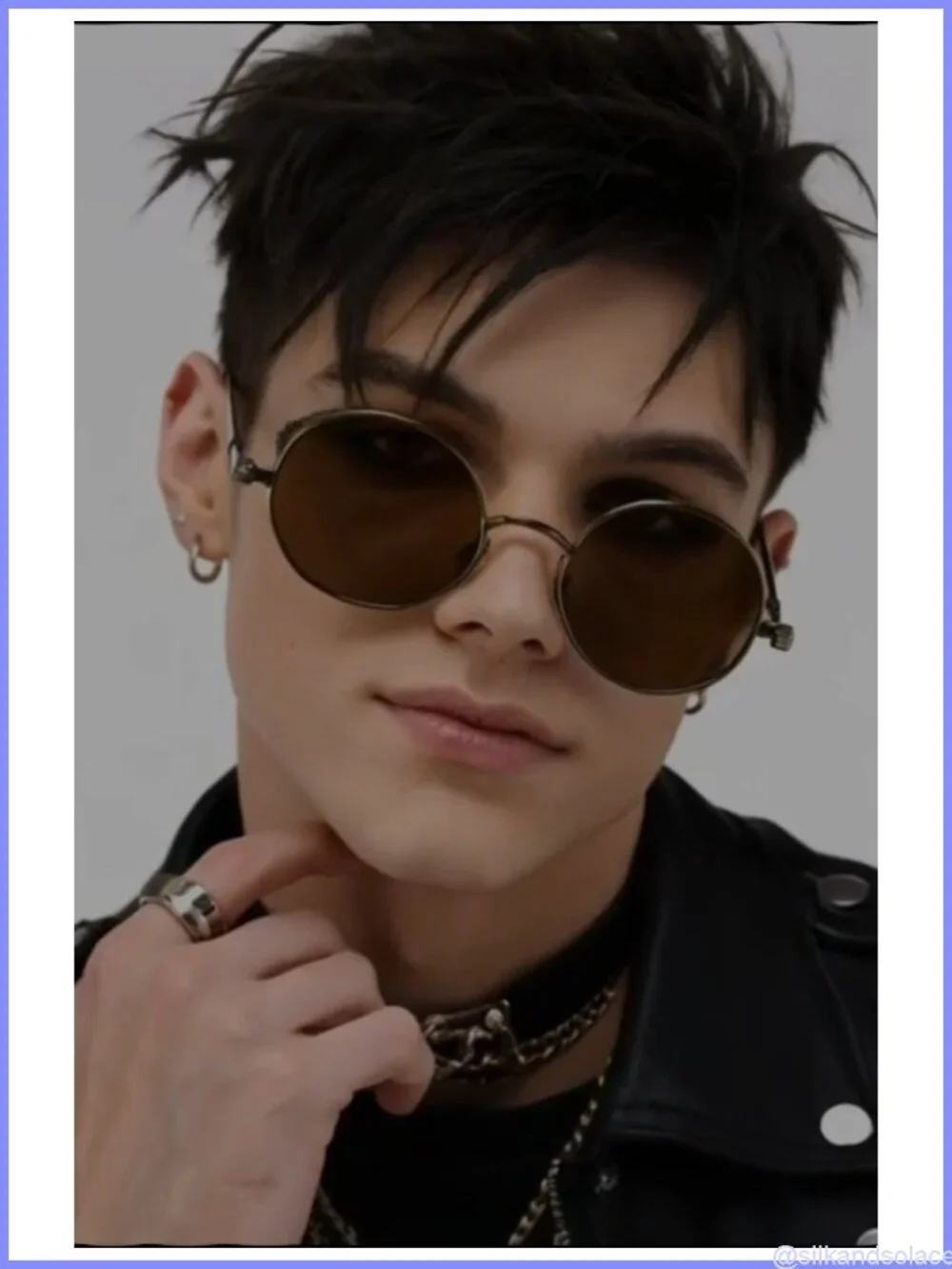 Retro Steampunk Round Metal Frame Sunglasses UV400 Full Frame